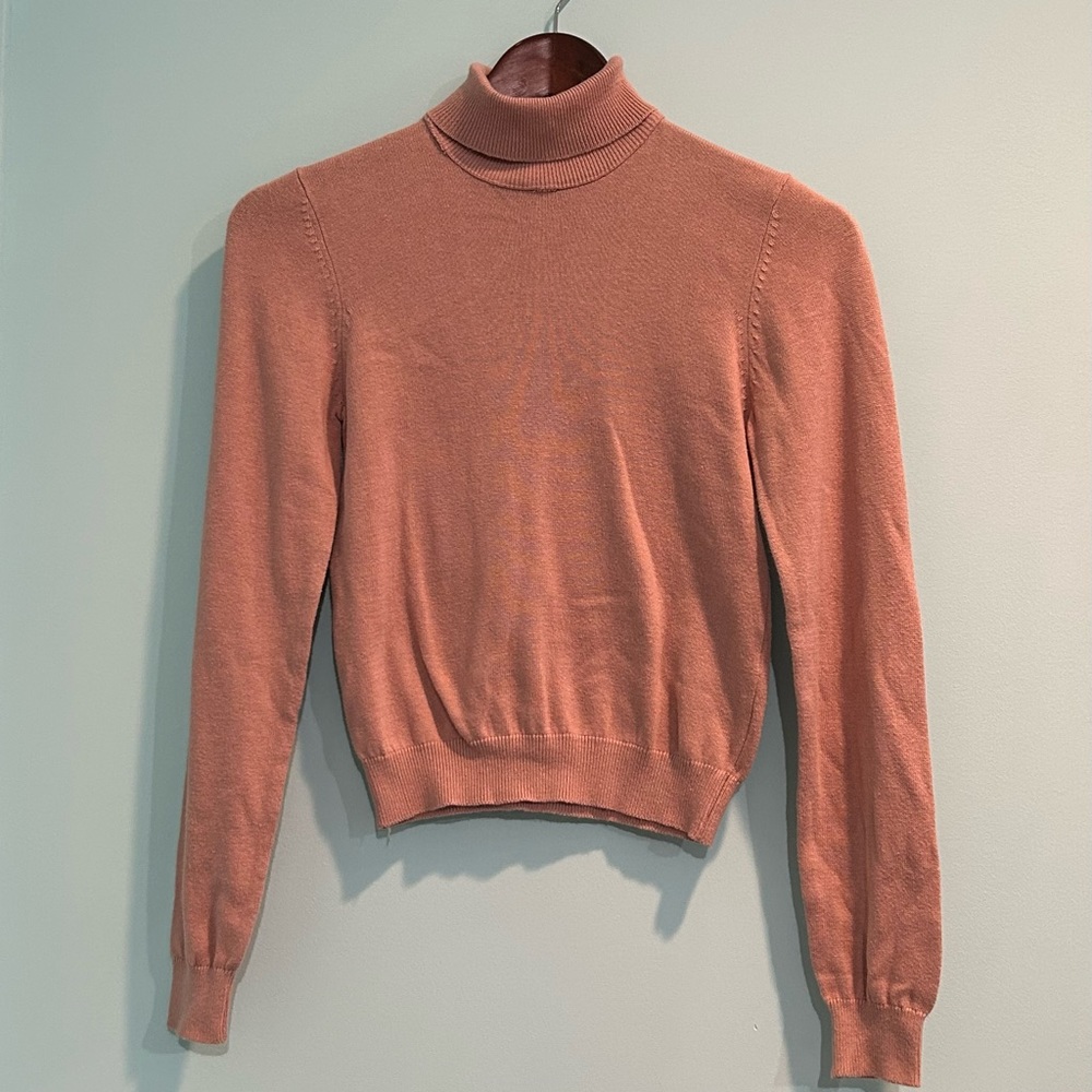 Forever 21 Dusty Rose Turtleneck Sweater